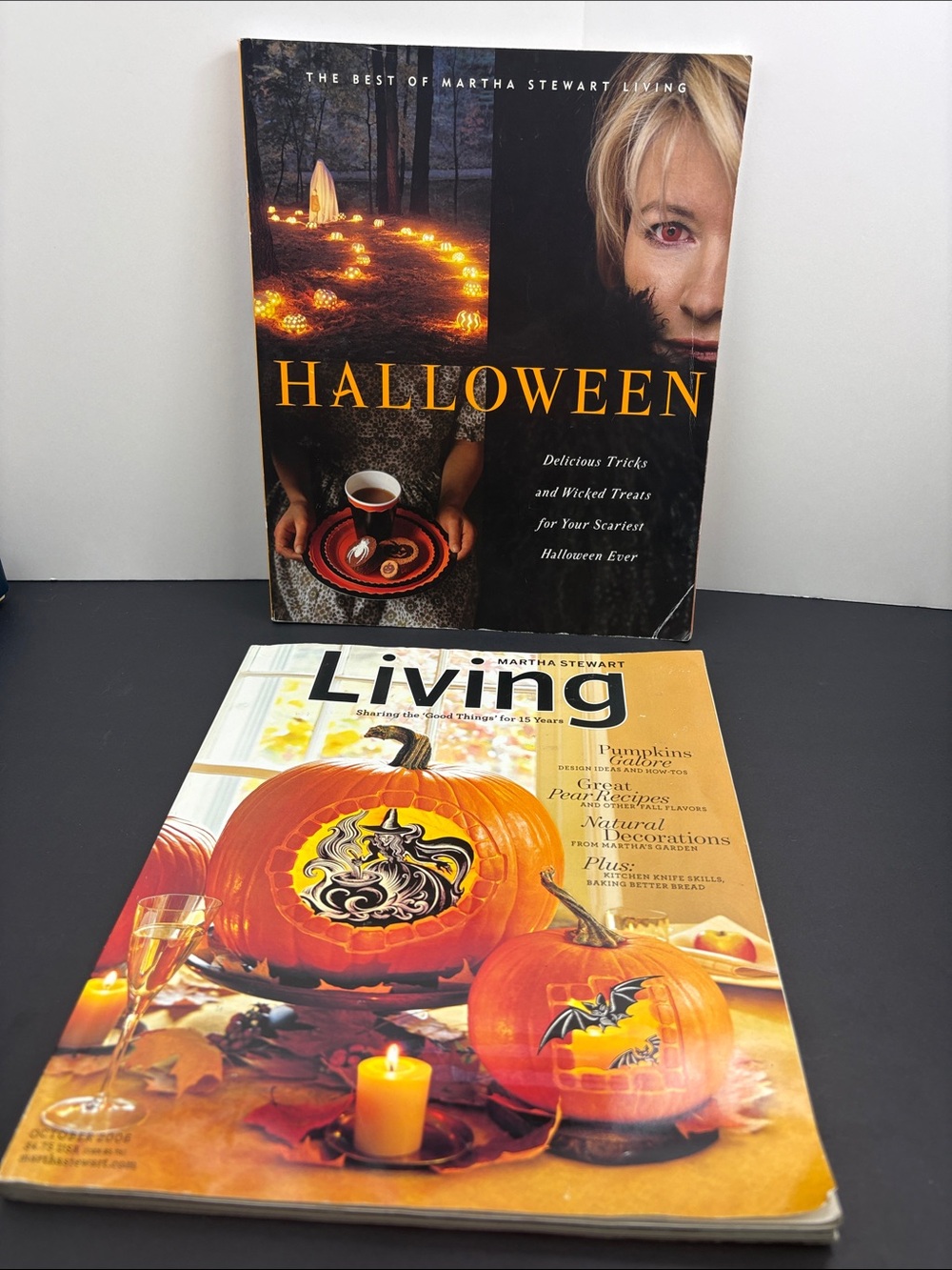 Martha Stewart Living Best of Halloween Magazine 2001 1st Edition & October 2006